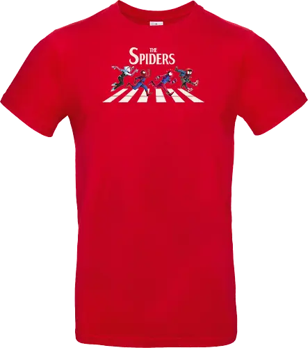 The Spiders - Superhero, Superhero, Comic, spider, peter, perker, miles, morales, gwen, stacy, beatles, abbey, road, heroes - Standard T-Shirt