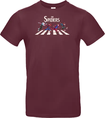The Spiders - Superhero, Superhero, Comic, spider, peter, perker, miles, morales, gwen, stacy, beatles, abbey, road, heroes - Standard T-Shirt