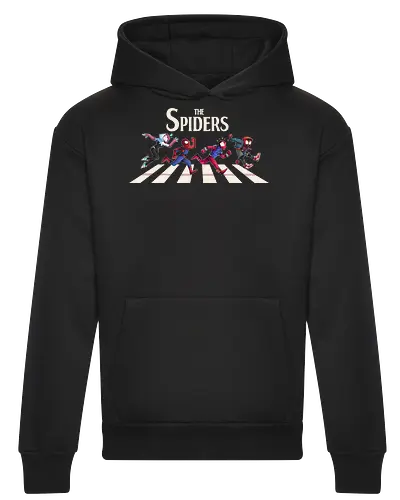 The Spiders - Superhero, Superhero, Comic, spider, peter, perker, miles, morales, gwen, stacy, beatles, abbey, road, heroes - Heavyweight Hoodie