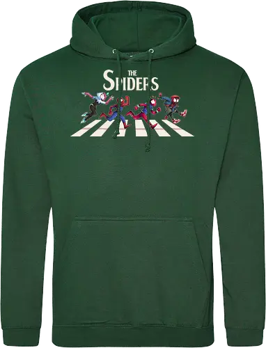 The Spiders - Superhero, Superhero, Comic, spider, peter, perker, miles, morales, gwen, stacy, beatles, abbey, road, heroes - Standard Hoodie