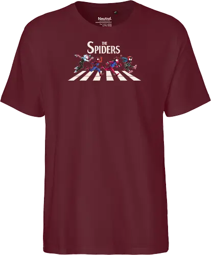 The Spiders - Superhero, Superhero, Comic, spider, peter, perker, miles, morales, gwen, stacy, beatles, abbey, road, heroes - Fairtrade T-Shirt