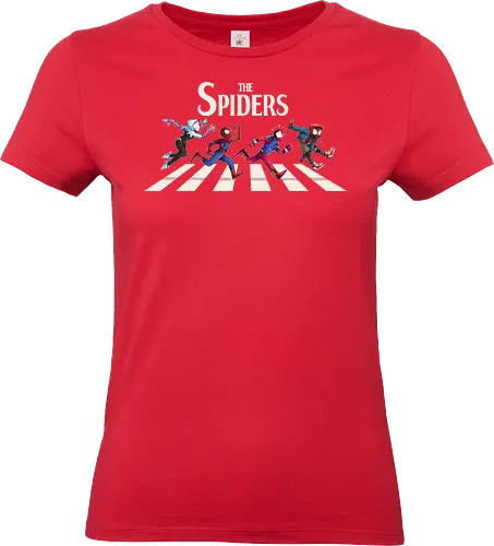 The Spiders - Superhero, Superhero, Comic, spider, peter, perker, miles, morales, gwen, stacy, beatles, abbey, road, heroes - Standard T-Shirt (Frauen)