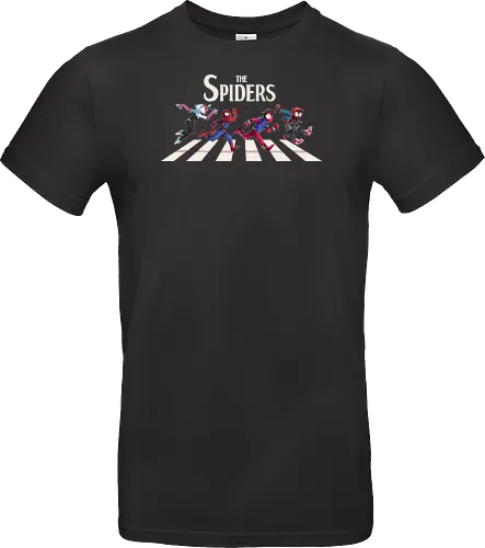 The Spiders - Superhero, Superhero, Comic, spider, peter, perker, miles, morales, gwen, stacy, beatles, abbey, road, heroes - Standard T-Shirt