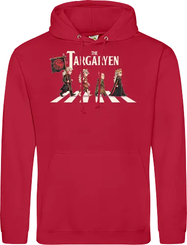 The Targaryen - targarye, dragons, abbey road, beatles, Throne, daemon, egg, duncan, dunk, knight, king, queen, thrones, rhaenyra - Standard Hoodie