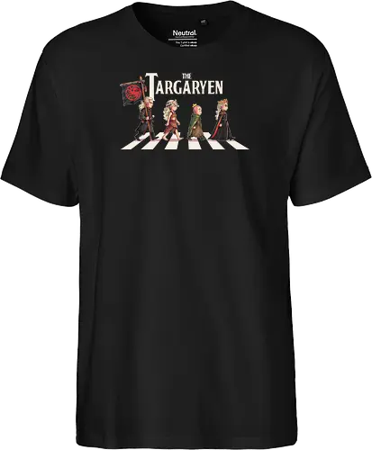 The Targaryen - targarye, dragons, abbey road, beatles, Throne, daemon, egg, duncan, dunk, knight, king, queen, thrones, rhaenyra - Fairtrade T-Shirt