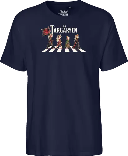 The Targaryen - targarye, dragons, abbey road, beatles, Throne, daemon, egg, duncan, dunk, knight, king, queen, thrones, rhaenyra - Fairtrade T-Shirt