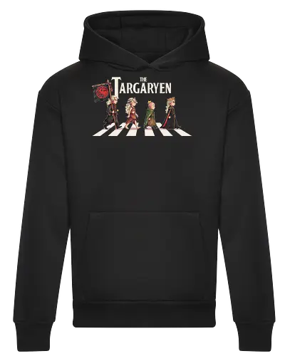 The Targaryen - targarye, dragons, abbey road, beatles, Throne, daemon, egg, duncan, dunk, knight, king, queen, thrones, rhaenyra - Heavyweight Hoodie
