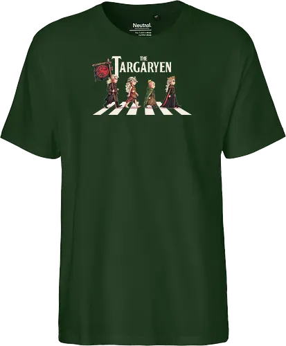 The Targaryen - targarye, dragons, abbey road, beatles, Throne, daemon, egg, duncan, dunk, knight, king, queen, thrones, rhaenyra - Fairtrade T-Shirt