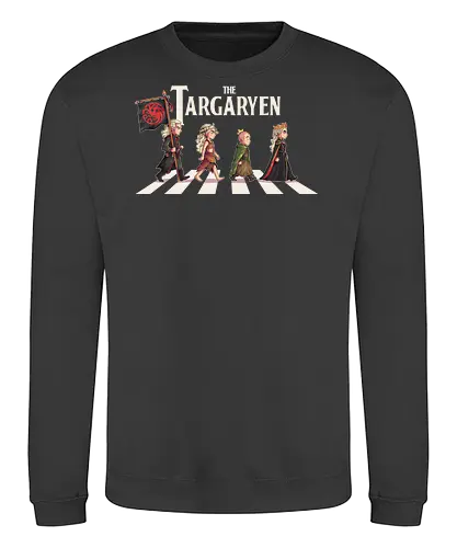 The Targaryen - targarye, dragons, abbey road, beatles, Throne, daemon, egg, duncan, dunk, knight, king, queen, thrones, rhaenyra - Sweatshirt