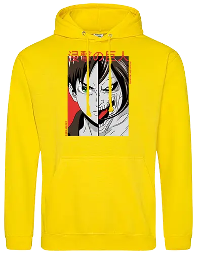 Dualität der Macht - Dunkle Anime-Charakterkunst - otaku, Fantasy Kunst, Anime Kunst, dunkle Anime Kunst, Anime Charakter, japanische Kunst, Geek Kultur, Manga Kunst, Anime Design, Anime Stil, dunkle Fantasy, Charakter Kunst, Eren Jaeger, Eren Yeager, Attack, Shingeki no Kyojin, Attack Titan, anime, manga, Eren Titan, Eren fan art, anime dark art, anime character, geek, anime horror, anime aesthetic, Japanese anime, Titan anime, anime artwork, japanischer Stil, Otaku Kunst, Action Anime, Anime Illustration - Standard Hoodie