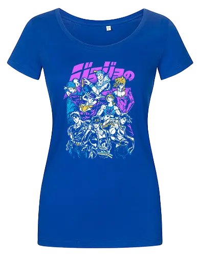 JoJos Jojo Squad Legendary - Jonathan Joestar, colorful anime art, legendary anime, otaku classic, anime group gift - Damen T-Shirt