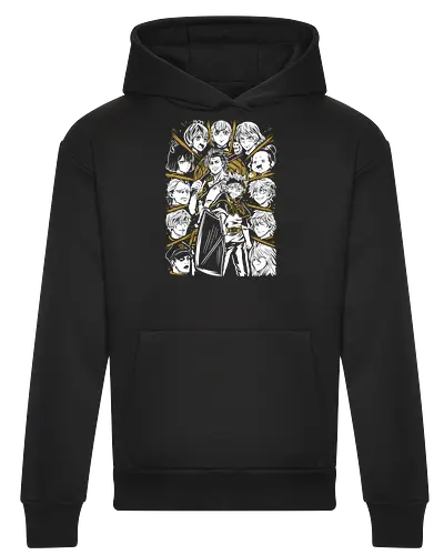 Clover Magic Knights United Legacy - Clover, anime birthday gift, otaku squad tee, Asta, Yuno, Magic Knights, shonen anime group, fantasy magic anime - Heavyweight Hoodie