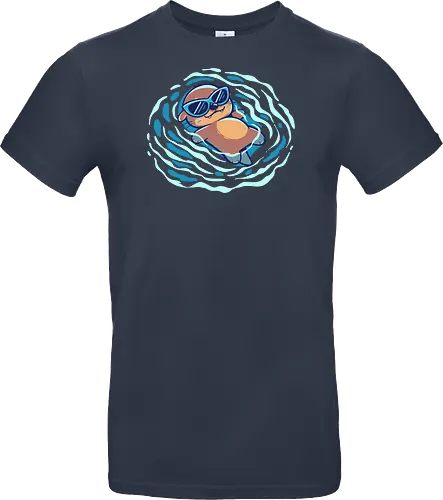 An Otterly Good Summer - Urlaub, Sommer, schwimmen, otter, cute otter, otters, summer, beach, ocean, sea otter, seaside, summer otter, funny otter, vacation, kawaii - Standard T-Shirt