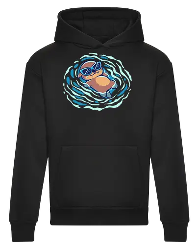 An Otterly Good Summer - Urlaub, Sommer, schwimmen, otter, cute otter, otters, summer, beach, ocean, sea otter, seaside, summer otter, funny otter, vacation, kawaii - Heavyweight Hoodie