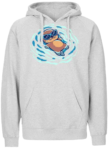 An Otterly Good Summer - Urlaub, Sommer, schwimmen, otter, cute otter, otters, summer, beach, ocean, sea otter, seaside, summer otter, funny otter, vacation, kawaii - Fairtrade Hoodie
