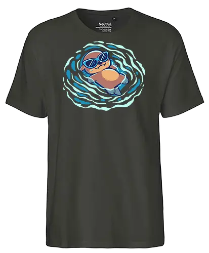 An Otterly Good Summer - Urlaub, Sommer, schwimmen, otter, cute otter, otters, summer, beach, ocean, sea otter, seaside, summer otter, funny otter, vacation, kawaii - Fairtrade T-Shirt
