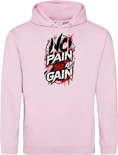 ABSTRACT POWER - NO PAIN NO GAIN - Contemporary Art, Geometric Art, Geometric Design, Brutalist Design, No Pain No Gain, Abstract Fitness, Abstract Art, Abstract Design, Modern Fitness, Modern Gym, Gym, Fitness, Kraftsport, Bodybuilding, Workout, Training, Gym Motivation, Fitness Motivation, Motivation, Strength, Power, Strong, Muscle, Fitness Lifestyle, Gym Lifestyle, Streetwear, Urban Style, Graphic Design, Typography, Typography Art, Modern Typography, Abstract Typography, Graphic T Shirt, Fitness Shirt, Gym Shirt, Workout Shirt, Bodybuilding Shirt, Sport Shirt, Gym Wear, Fitness Wear, Streetwear Shirt, Minimalist Design, Modern Art, Urban Art, Artistic Shirt, Statement Shirt, Motivation Shirt, Männer Fitness, Sportbekleidung, Fitness Geschenk, Gym Geschenk, Geschenk für Sportler, Geschenk für Bodybuilder, Hardcore Fitness, Training Motivation, Discipline, No Excuses - Standard Hoodie
