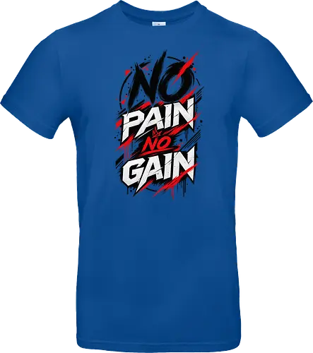 ABSTRACT POWER - NO PAIN NO GAIN - Contemporary Art, Geometric Art, Geometric Design, Brutalist Design, No Pain No Gain, Abstract Fitness, Abstract Art, Abstract Design, Modern Fitness, Modern Gym, Gym, Fitness, Kraftsport, Bodybuilding, Workout, Training, Gym Motivation, Fitness Motivation, Motivation, Strength, Power, Strong, Muscle, Fitness Lifestyle, Gym Lifestyle, Streetwear, Urban Style, Graphic Design, Typography, Typography Art, Modern Typography, Abstract Typography, Graphic T Shirt, Fitness Shirt, Gym Shirt, Workout Shirt, Bodybuilding Shirt, Sport Shirt, Gym Wear, Fitness Wear, Streetwear Shirt, Minimalist Design, Modern Art, Urban Art, Artistic Shirt, Statement Shirt, Motivation Shirt, Männer Fitness, Sportbekleidung, Fitness Geschenk, Gym Geschenk, Geschenk für Sportler, Geschenk für Bodybuilder, Hardcore Fitness, Training Motivation, Discipline, No Excuses - Standard T-Shirt