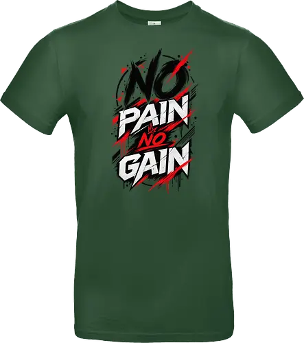 ABSTRACT POWER - NO PAIN NO GAIN - Contemporary Art, Geometric Art, Geometric Design, Brutalist Design, No Pain No Gain, Abstract Fitness, Abstract Art, Abstract Design, Modern Fitness, Modern Gym, Gym, Fitness, Kraftsport, Bodybuilding, Workout, Training, Gym Motivation, Fitness Motivation, Motivation, Strength, Power, Strong, Muscle, Fitness Lifestyle, Gym Lifestyle, Streetwear, Urban Style, Graphic Design, Typography, Typography Art, Modern Typography, Abstract Typography, Graphic T Shirt, Fitness Shirt, Gym Shirt, Workout Shirt, Bodybuilding Shirt, Sport Shirt, Gym Wear, Fitness Wear, Streetwear Shirt, Minimalist Design, Modern Art, Urban Art, Artistic Shirt, Statement Shirt, Motivation Shirt, Männer Fitness, Sportbekleidung, Fitness Geschenk, Gym Geschenk, Geschenk für Sportler, Geschenk für Bodybuilder, Hardcore Fitness, Training Motivation, Discipline, No Excuses - Standard T-Shirt
