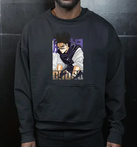 Choso Blood Manipulation - Choso, Jujutsu, blood warrior, dark anime, otaku gift, anime fan, manga style, cursed energy - Cropped Sweatshirt