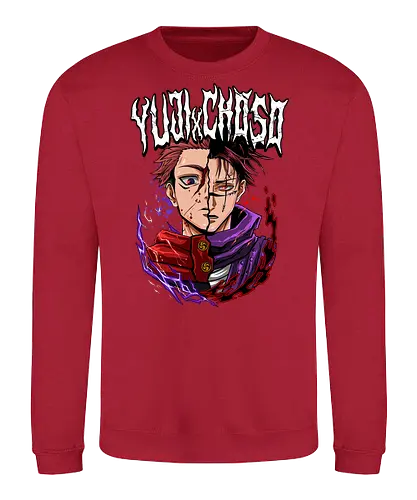 Yuji vs Choso Brothers of Chaos JJK - Choso, Jujutsu, rivalry art, brothers clash, Yuji Itadori, weeb gift, dynamic duo, anime graphic tee - Sweatshirt