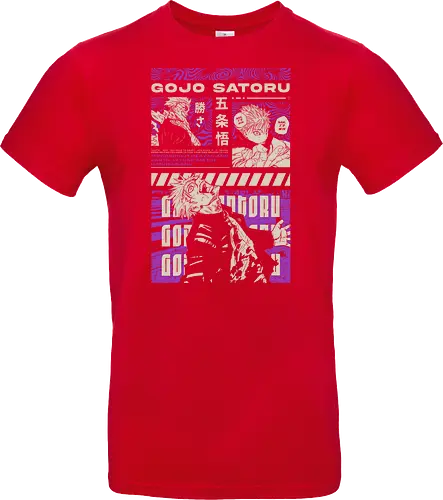 Gojo Satoru Infinite Power JJK - strongest sorcerer, DTG print, purple manga, anime fan gift, six eyes, Gojo Satoru, Jujutsu, JJK apparel - Standard T-Shirt