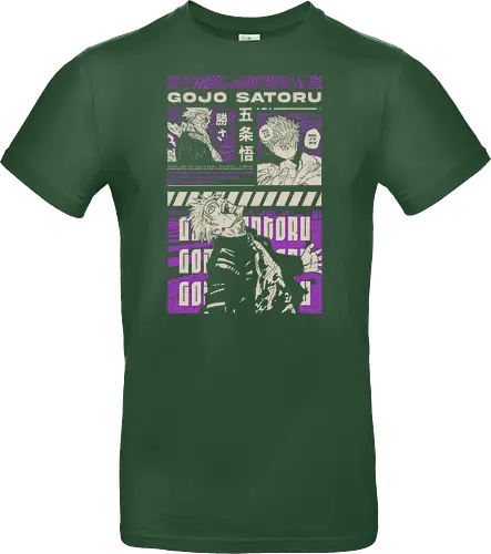 Gojo Satoru Infinite Power JJK - strongest sorcerer, DTG print, purple manga, anime fan gift, six eyes, Gojo Satoru, Jujutsu, JJK apparel - Standard T-Shirt