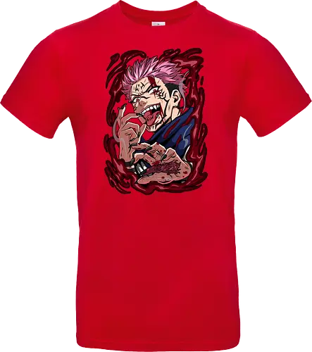 Sukuna King of Curses Savage Energy JJK - Sukuna, Ryomen Sukuna, Jujutsu, king of curses, villain energy, dark anime tee, otaku birthday, cursed spirit - Standard T-Shirt