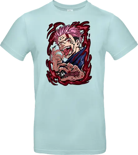 Sukuna King of Curses Savage Energy JJK - Sukuna, Ryomen Sukuna, Jujutsu, king of curses, villain energy, dark anime tee, otaku birthday, cursed spirit - Standard T-Shirt
