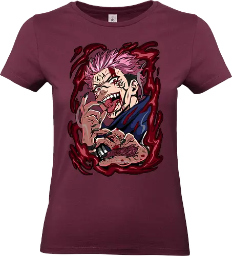 Sukuna King of Curses Savage Energy JJK - Sukuna, Ryomen Sukuna, Jujutsu, king of curses, villain energy, dark anime tee, otaku birthday, cursed spirit - Standard T-Shirt (Frauen)