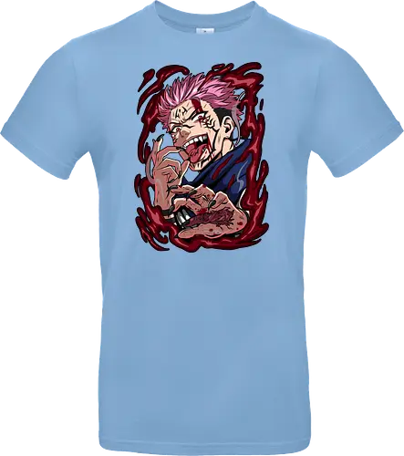 Sukuna King of Curses Savage Energy JJK - Sukuna, Ryomen Sukuna, Jujutsu, king of curses, villain energy, dark anime tee, otaku birthday, cursed spirit - Standard T-Shirt