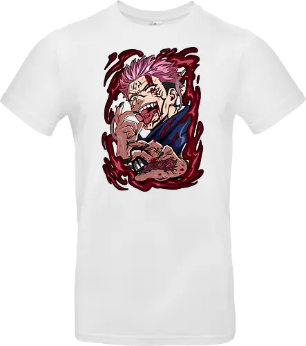 Sukuna King of Curses Savage Energy JJK - Sukuna, Ryomen Sukuna, Jujutsu, king of curses, villain energy, dark anime tee, otaku birthday, cursed spirit - Standard T-Shirt