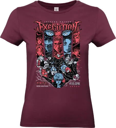 Gojo Execution Arc Jujutsu Rage - red horror, intense manga, Gojo Satoru, Jujutsu, execution arc, anime gift, dark sorcerer, JJK fan art - Standard T-Shirt (Frauen)