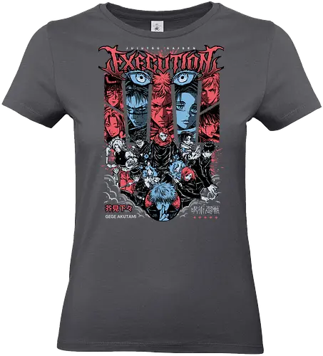 Gojo Execution Arc Jujutsu Rage - red horror, intense manga, Gojo Satoru, Jujutsu, execution arc, anime gift, dark sorcerer, JJK fan art - Standard T-Shirt (Frauen)