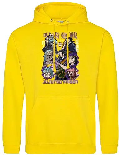 Geto vs Mahito Fearless Sorcerers JJK - Suguru Geto, Mahito, Jujutsu, villain showdown, cursed technique, anime fan art, dark aesthetic, sorcerer clash - Standard Hoodie