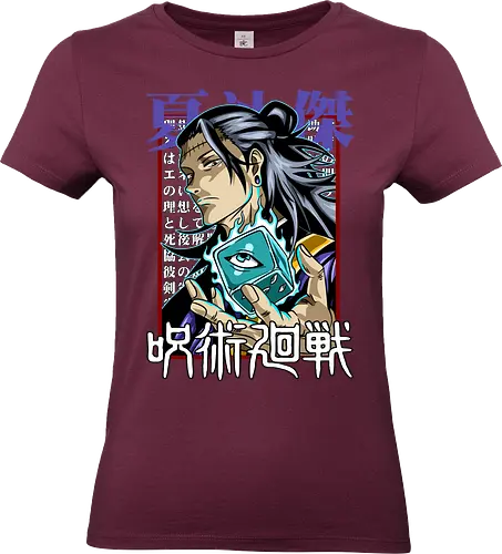 Geto Cursed Spirit Master Jujutsu - anime otaku, shonen gift, JJK villain, Suguru Geto, Jujutsu, cursed spirit user, manga portrait, antagonist energy - Standard T-Shirt (Frauen)
