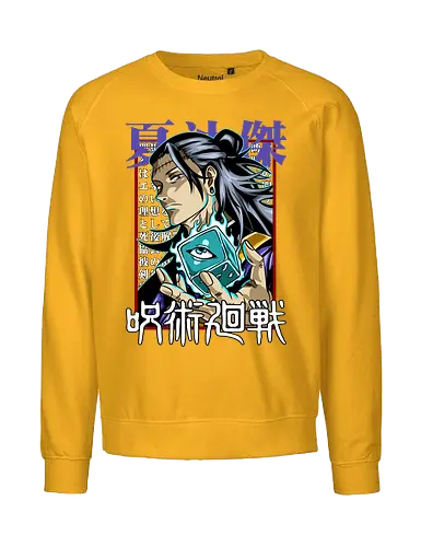 Geto Cursed Spirit Master Jujutsu - anime otaku, shonen gift, JJK villain, Suguru Geto, Jujutsu, cursed spirit user, manga portrait, antagonist energy - Fairtrade Sweatshirt