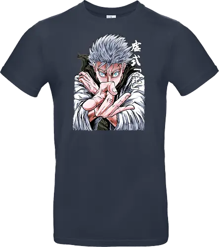Gojo Limitless Domain JJK - otaku apparel, manga art style, Gojo Satoru, Jujutsu, limitless, domain expansion, white hair, cool anime tee - Standard T-Shirt