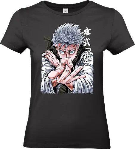 Gojo Limitless Domain JJK - otaku apparel, manga art style, Gojo Satoru, Jujutsu, limitless, domain expansion, white hair, cool anime tee - Standard T-Shirt (Frauen)