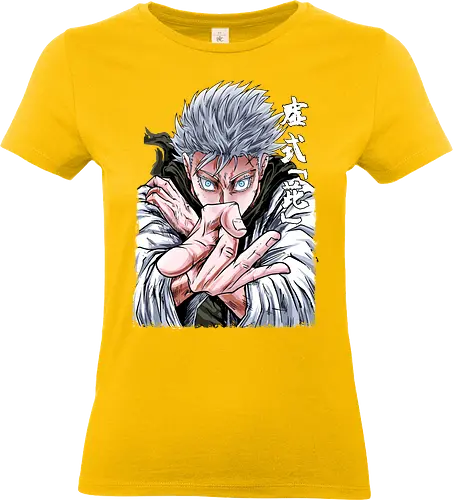 Gojo Limitless Domain JJK - otaku apparel, manga art style, Gojo Satoru, Jujutsu, limitless, domain expansion, white hair, cool anime tee - Standard T-Shirt (Frauen)