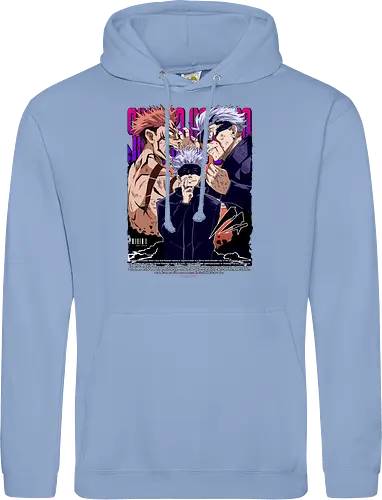 Gojo Sukuna Ultimate Showdown JJK - Gojo Satoru, Sukuna, Jujutsu, ultimate battle, manga clash, strongest vs king, anime rivalry, JJK gift - Standard Hoodie