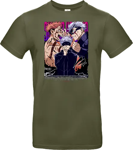 Gojo Sukuna Ultimate Showdown JJK - Gojo Satoru, Sukuna, Jujutsu, ultimate battle, manga clash, strongest vs king, anime rivalry, JJK gift - Standard T-Shirt