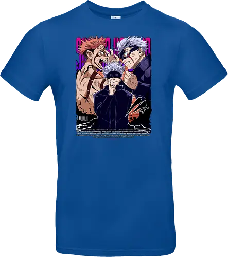 Gojo Sukuna Ultimate Showdown JJK - Gojo Satoru, Sukuna, Jujutsu, ultimate battle, manga clash, strongest vs king, anime rivalry, JJK gift - Standard T-Shirt