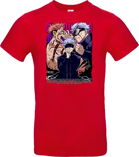 Gojo Sukuna Ultimate Showdown JJK - Gojo Satoru, Sukuna, Jujutsu, ultimate battle, manga clash, strongest vs king, anime rivalry, JJK gift - Standard T-Shirt