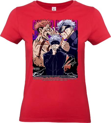 Gojo Sukuna Ultimate Showdown JJK - Gojo Satoru, Sukuna, Jujutsu, ultimate battle, manga clash, strongest vs king, anime rivalry, JJK gift - Standard T-Shirt (Frauen)