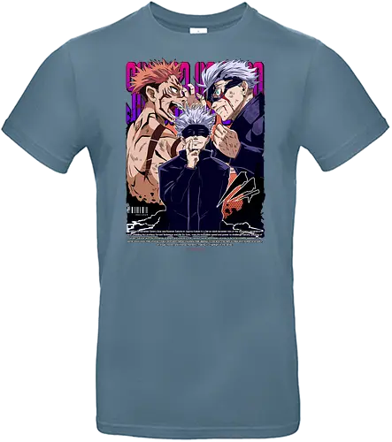 Gojo Sukuna Ultimate Showdown JJK - Gojo Satoru, Sukuna, Jujutsu, ultimate battle, manga clash, strongest vs king, anime rivalry, JJK gift - Standard T-Shirt