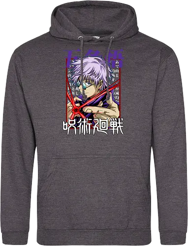 Gojo Satoru Reborn Legend Jujutsu - Jujutsu, legend returns, manga portrait, iconic sorcerer, anime lover gift, JJK aesthetic, white hair warrior, Gojo Satoru - Standard Hoodie
