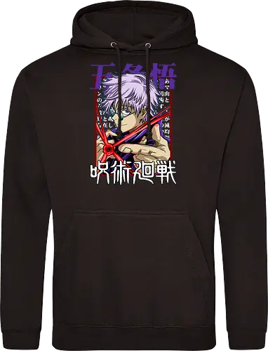 Gojo Satoru Reborn Legend Jujutsu - Jujutsu, legend returns, manga portrait, iconic sorcerer, anime lover gift, JJK aesthetic, white hair warrior, Gojo Satoru - Standard Hoodie