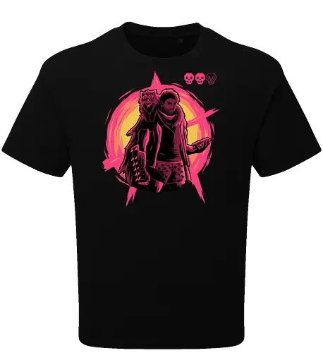 Burn To The Ground  - Dungeo, Crawler, Carl, Princess, Donut - Oversize T-Shirt