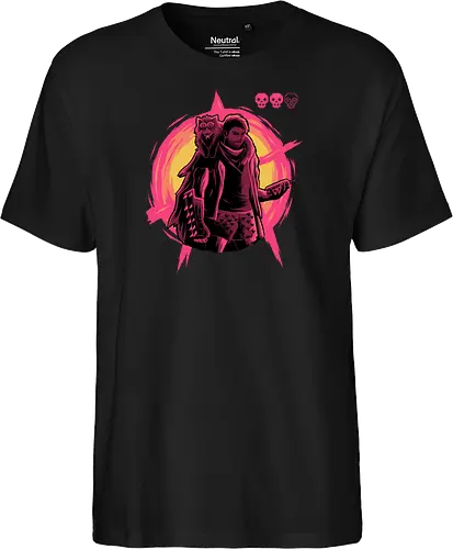 Burn To The Ground  - Dungeo, Crawler, Carl, Princess, Donut - Fairtrade T-Shirt
